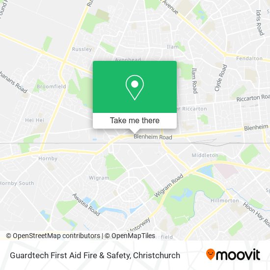 Guardtech First Aid Fire & Safety map