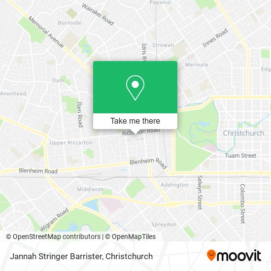 Jannah Stringer Barrister map