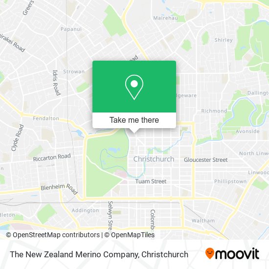 The New Zealand Merino Company map