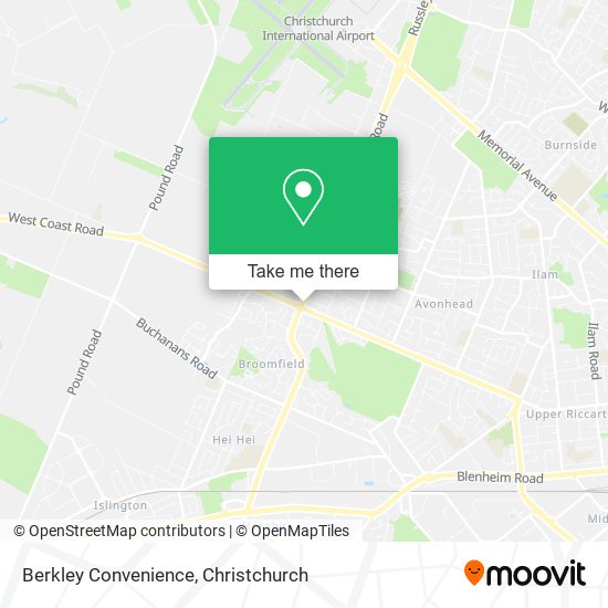 Berkley Convenience map