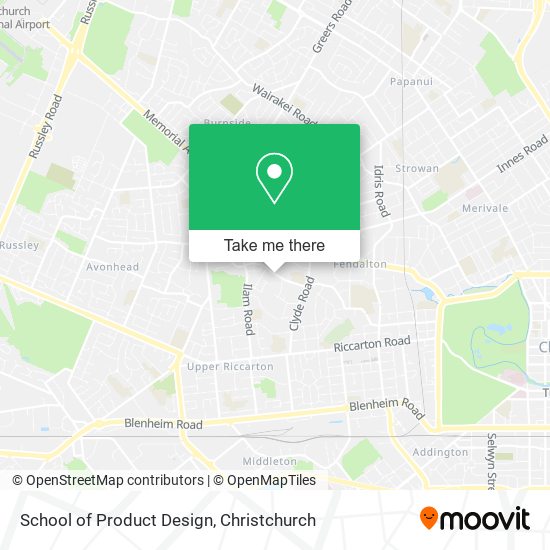 School of Product Design map