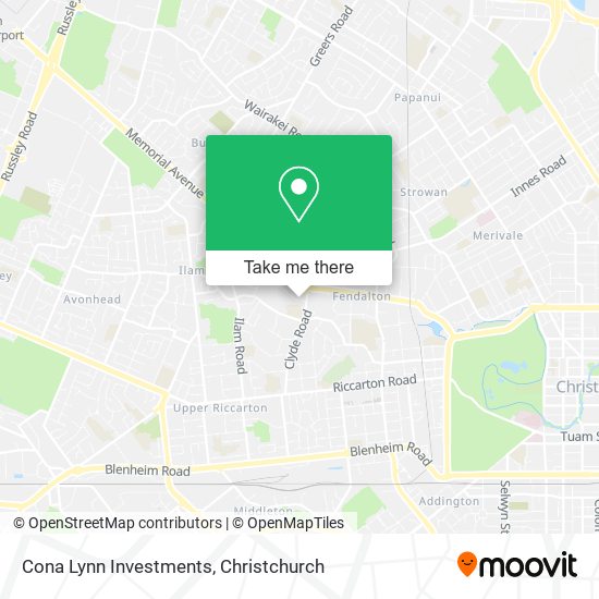 Cona Lynn Investments map
