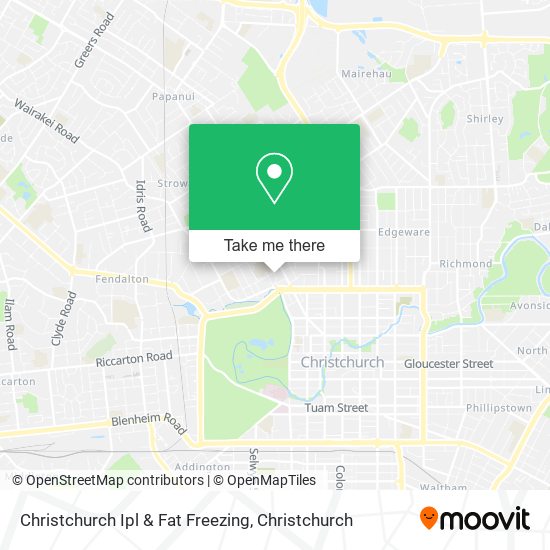 Christchurch Ipl & Fat Freezing map