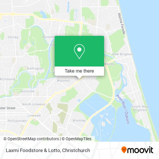 Laxmi Foodstore & Lotto map