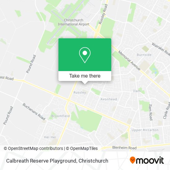 Calbreath Reserve Playground map
