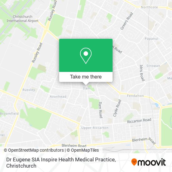 Dr Eugene SIA Inspire Health Medical Practice map