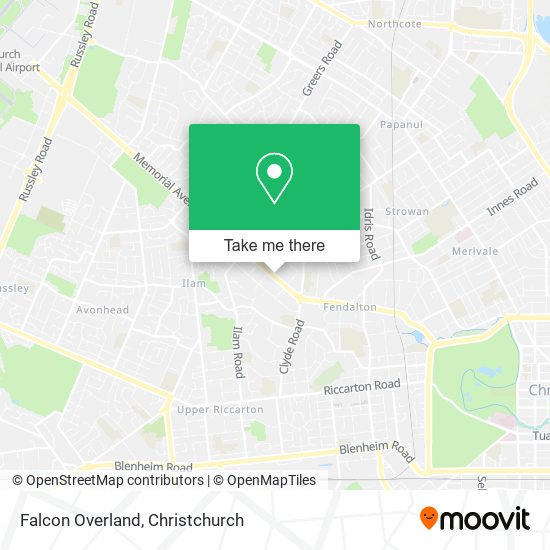 Falcon Overland map