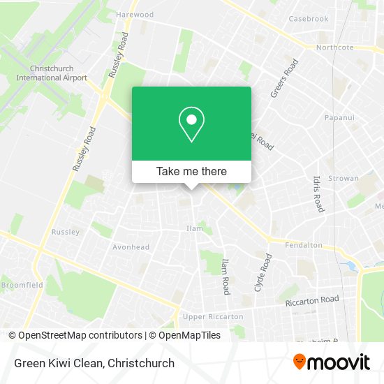 Green Kiwi Clean map