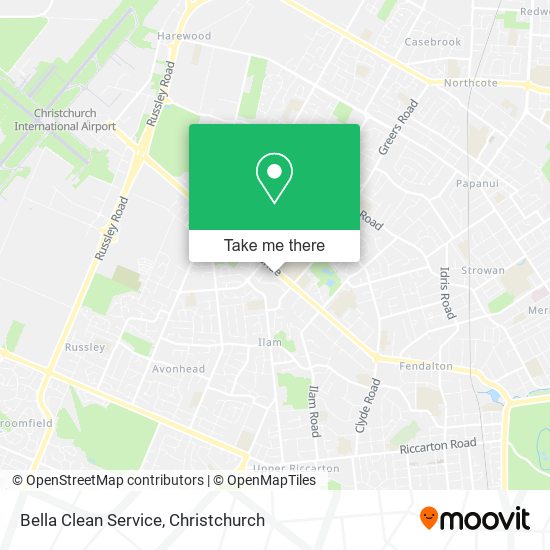 Bella Clean Service map