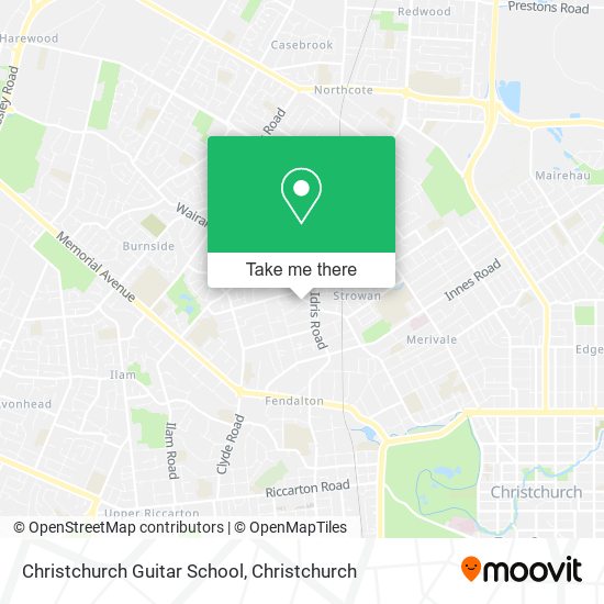 Christchurch Guitar School地图