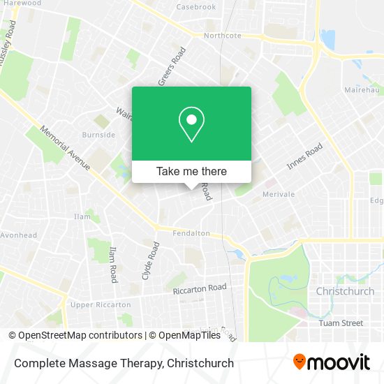 Complete Massage Therapy map