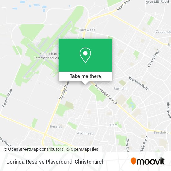 Coringa Reserve Playground map