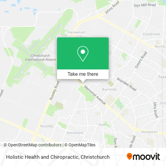 Holistic Health and Chiropractic map