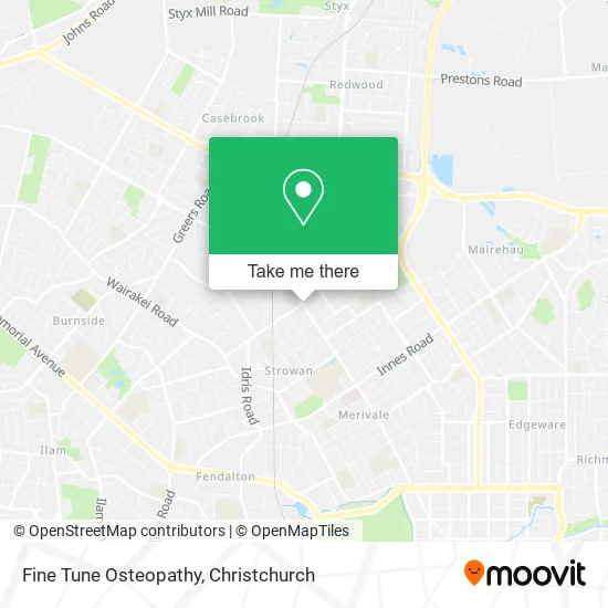 Fine Tune Osteopathy map