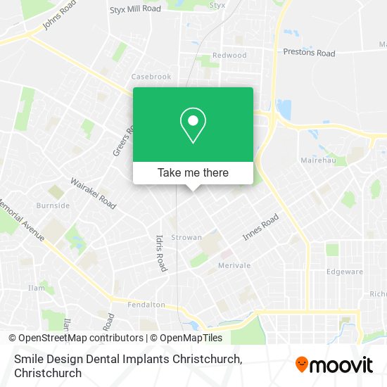 Smile Design Dental Implants Christchurch地图