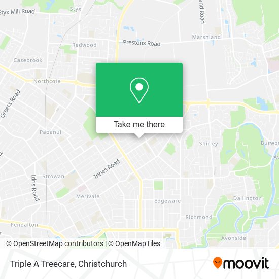 Triple A Treecare map