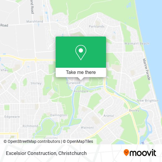 Excelsior Construction map