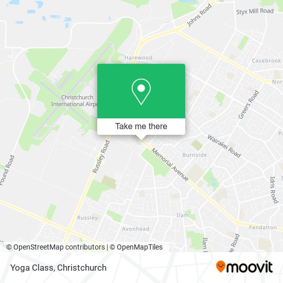 Yoga Class map