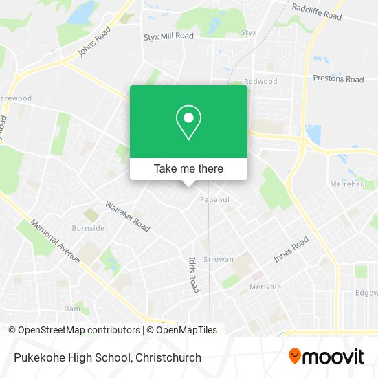 Pukekohe High School map