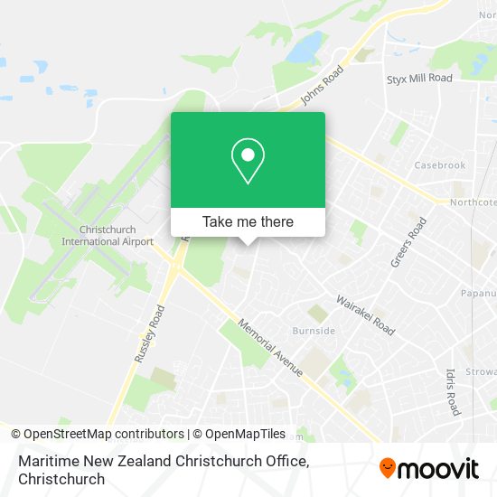 Maritime New Zealand Christchurch Office地图