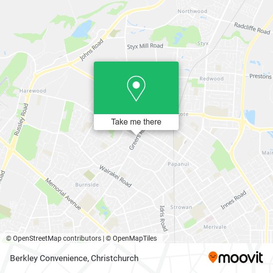 Berkley Convenience map