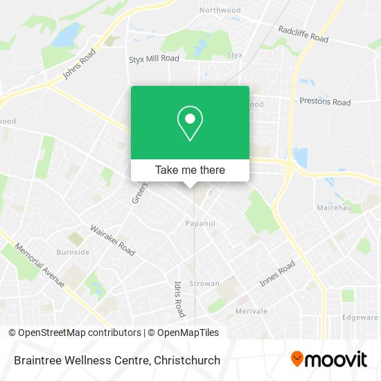 Braintree Wellness Centre map