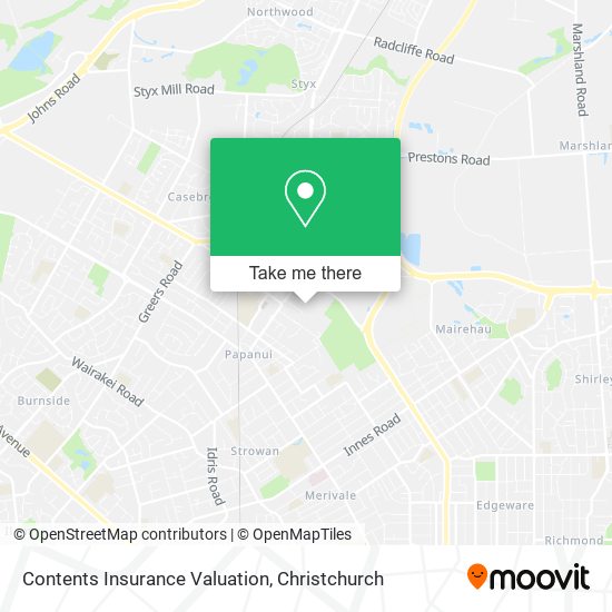 Contents Insurance Valuation map