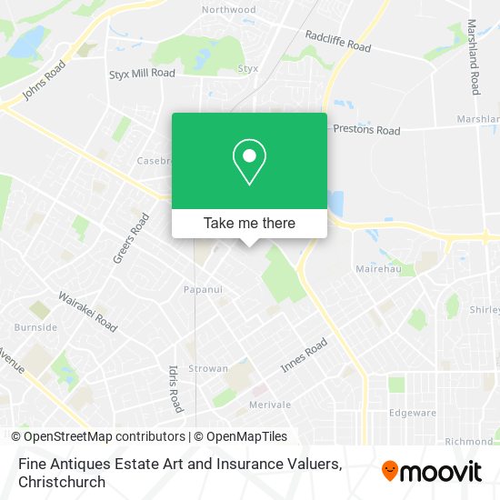 Fine Antiques Estate Art and Insurance Valuers map