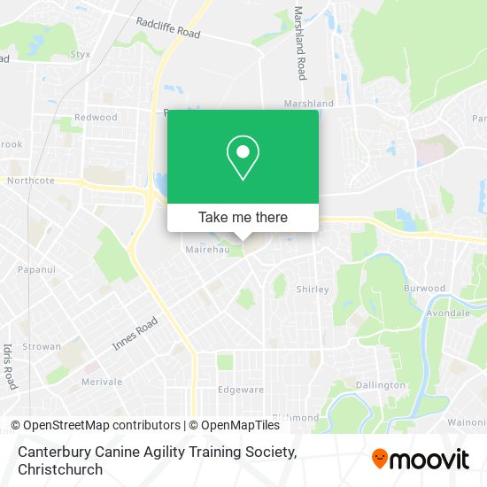 Canterbury Canine Agility Training Society map