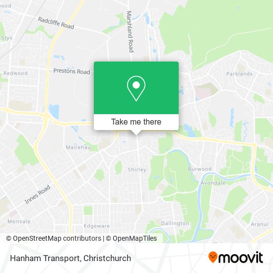 Hanham Transport map