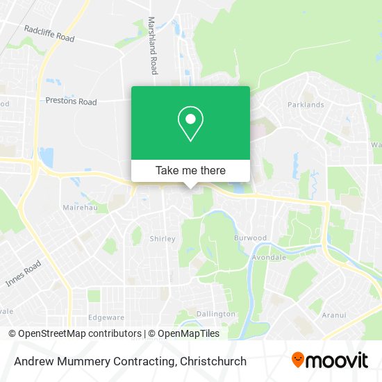 Andrew Mummery Contracting map