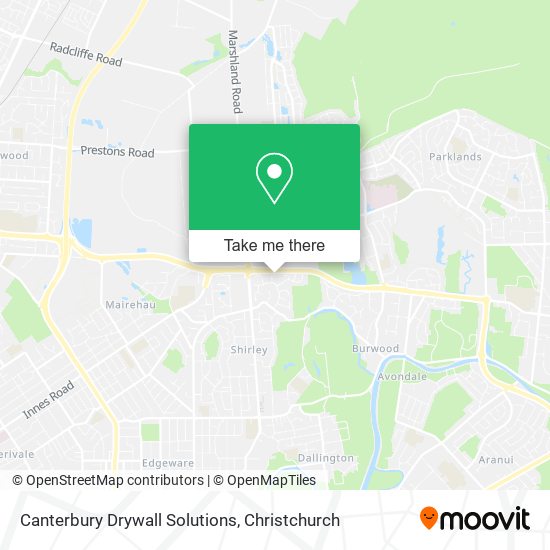 Canterbury Drywall Solutions map