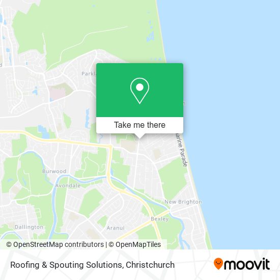 Roofing & Spouting Solutions map