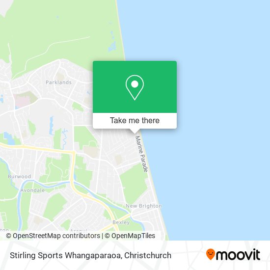 Stirling Sports Whangaparaoa map