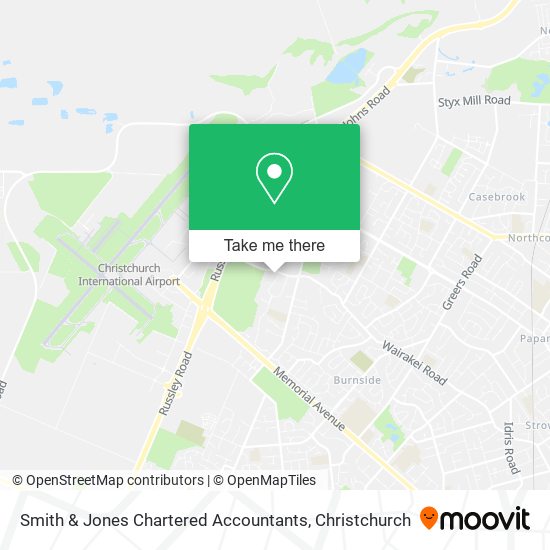 Smith & Jones Chartered Accountants map