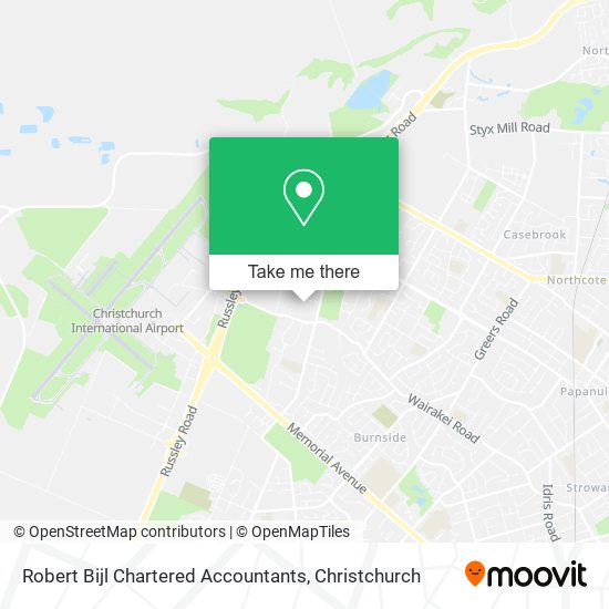Robert Bijl Chartered Accountants map