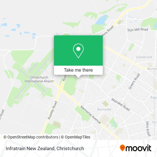 Infratrain New Zealand地图