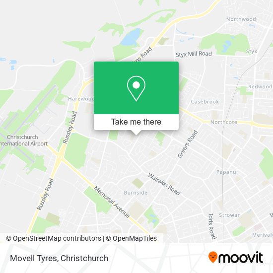Movell Tyres map