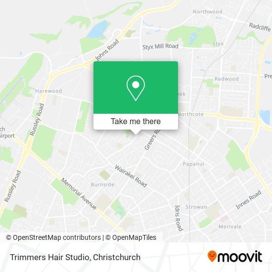 Trimmers Hair Studio map