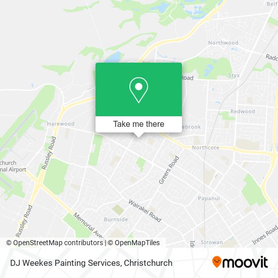 DJ Weekes Painting Services map