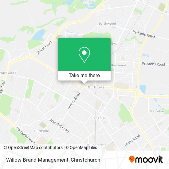 Willow Brand Management map