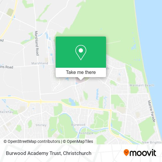 Burwood Academy Trust map