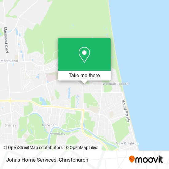 Johns Home Services map