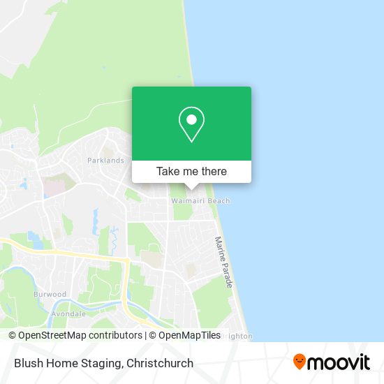 Blush Home Staging map
