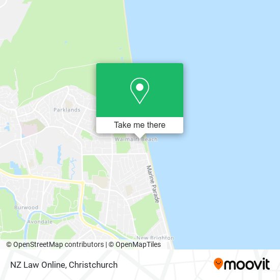 NZ Law Online map