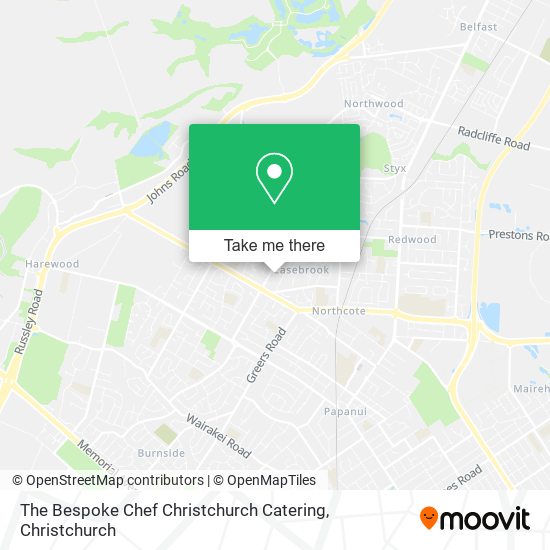 The Bespoke Chef Christchurch Catering map