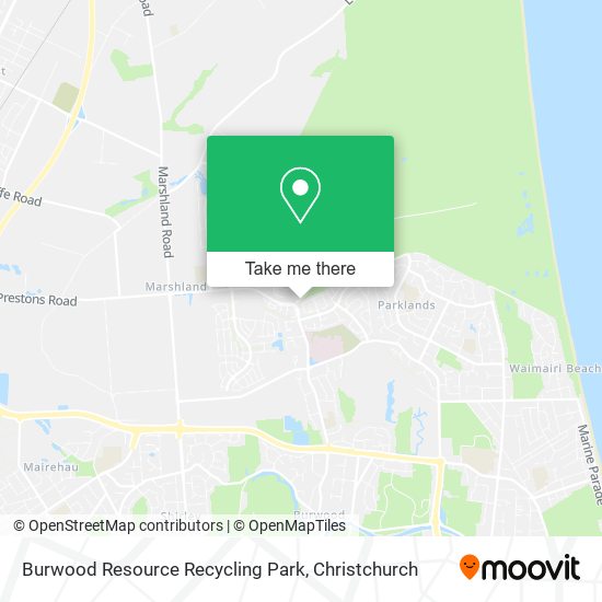 Burwood Resource Recycling Park map