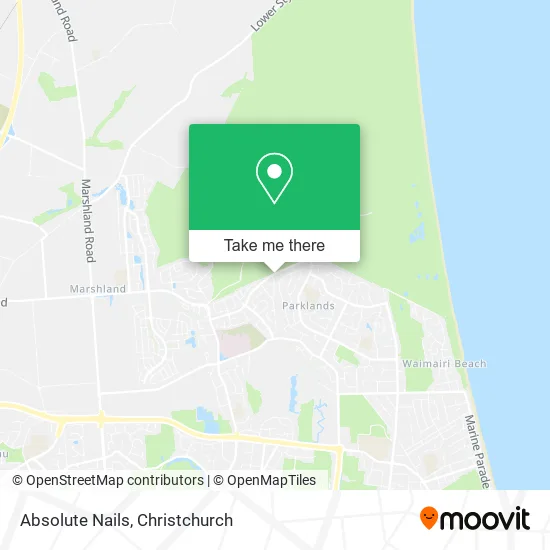 Absolute Nails map