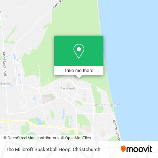 The Millcroft Basketball Hoop map