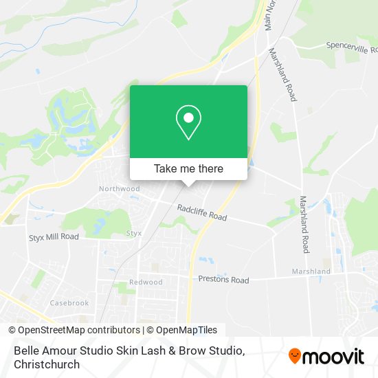 Belle Amour Studio Skin Lash & Brow Studio map